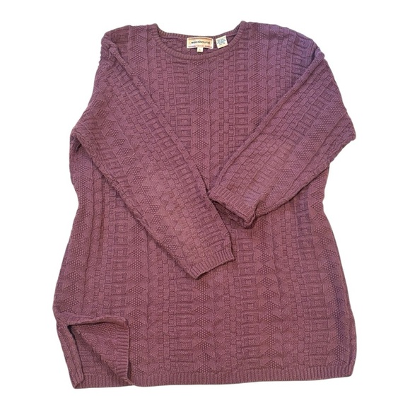 Westbound casual purple sweater Large - Picture 1 of 4
